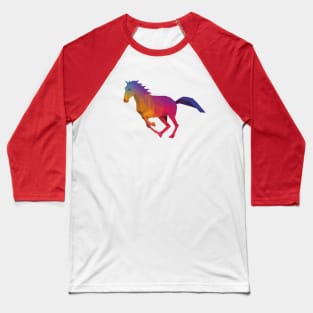 Rainbow Horse Baseball T-Shirt